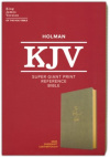 KJV Super Giant Print Reference Bible - Leathersoft Sage